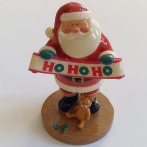 1990's Vintage Collectible Echoes Simply Santa Figurines "Ho Ho Ho"